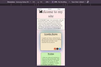 fix HTML and CSS bugs