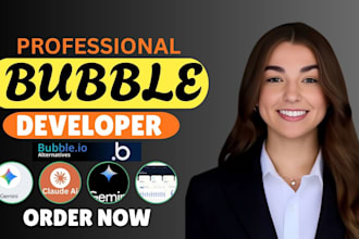 build saas, mobile, and web app with bubble io developer