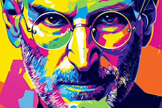 make a beautiful wpap pop art portrait
