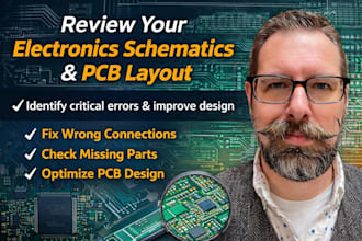 review your electronics schematics and pcb layout for errors and improvements