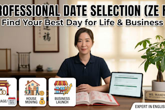 provide professional chinese date selection for your important events