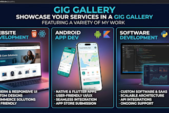 build your desktop, web, or android app professionally