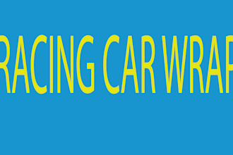 create racing car wrap