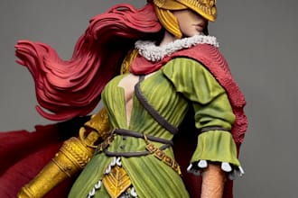 3d print and paint high quality resin miniatures and statues
