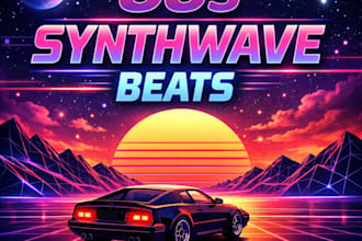 produce an synthwave beat for your project