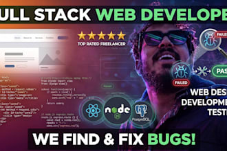 build, fix or ship your fullstack web app with fast turnaround