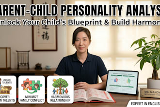 provide a bazi parent child personality analysis and relationship report