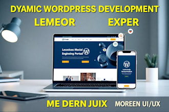 build a professional dynamic wordpress website