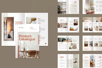 design marketing product catalog, lookbook for ecommerce online businesses