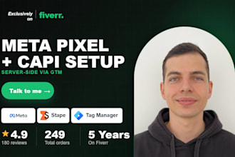 setup facebook pixel and conversions API for meta ads