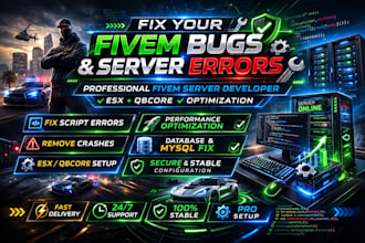 fix fivem bugs debug scripts, optimize esx and qbcore server