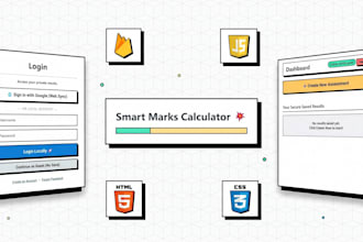 build a modern responsive web app UI with firebase login