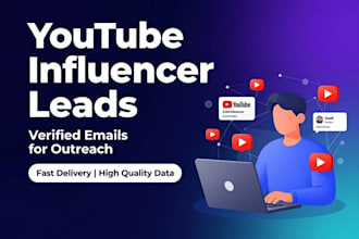 find targeted youtube influencers with emails