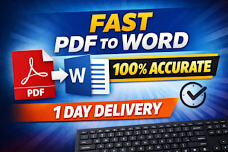 do fast PDF to word typing, copy typing