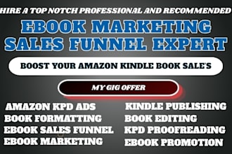 do ebook marketing sales funnel ebook sales funnel ebook promo amazon kdp ads