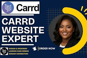 design carrd website redesign, carrd landing page design, carrd co website