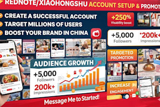 do rednote promotion rednote account setup xiaohongshu promote brand on rednote