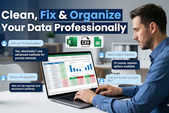 clean and structure your raw data