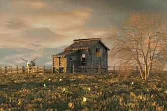 create realistic 3d environment art for unreal engine games