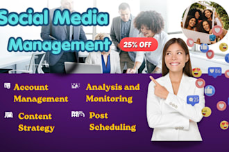 provide complete SMM services for facebook, instagram, and linkedin