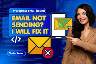 fix email not sending, SMTP, wordpress email issue