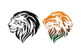 design or redesign professional lion, tiger, puma, pet logo