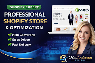 design shopify dropshipping store website or redesign shopify store