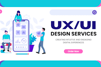 create modern UX UI design services for web mobile and dashboards