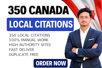 create high quality canada local citations for local SEO