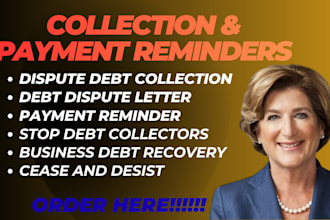 prepare a response to debt collectors professionally