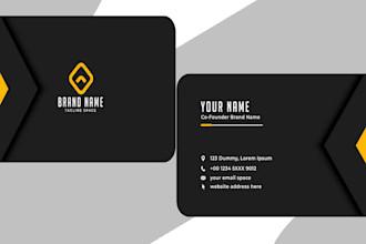design professional business cards for your brand identity