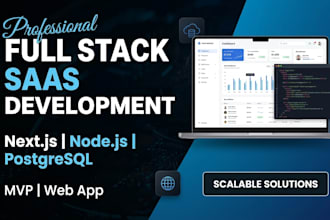build scalable saas mvp web app for startup idea
