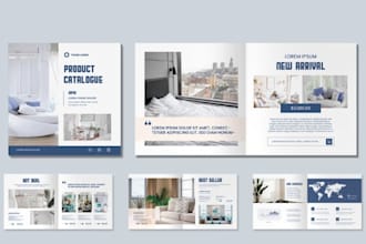 design wholesale ecommerce product catalog, brochure for fashion brands