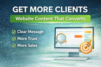 write website content that converts visitors into customers