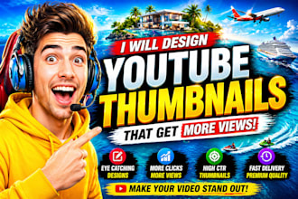 attractive and amazing youtube thumbnail