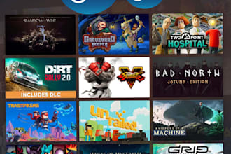 design ,setup your steam page, steam capsule artwork, steam store game banner