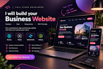 build a professional business website with responsive web design