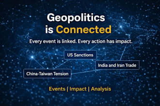 write high quality and geopolitics and tech articles