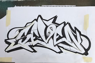 create custom graffiti lettering for your brand or logo