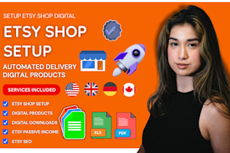 set up your etsy digital product listings with automated delivery