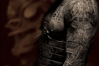 draw amazing japanese oriental tattoo