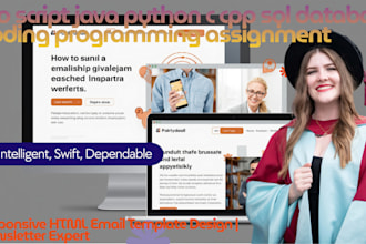 create HTML email template, responsive email template