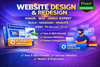 build ionos jimdo wix website design hostinger webseite ionos developer redesign
