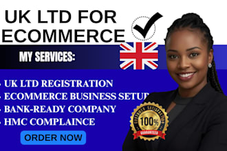 register your UK ltd company for amazon shopify and ecommerce