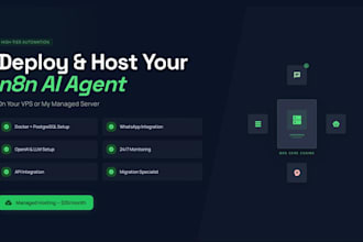 host and deploy your n8n ai agent on vps using docker
