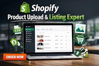 do shopify product listing and shopify product upload