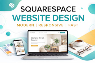 design a modern and responsive squarespace website