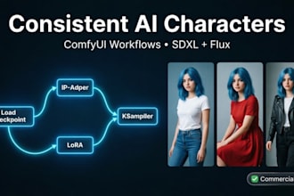design comfyui workflows for consistent ai character creation