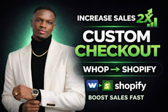 connect whop checkout to shopify custom cart and fix checkout issues
