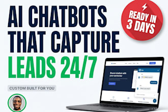 build an ai chatbot to engage customers, capture leads and book appointments